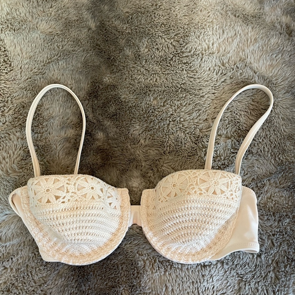 Target tan swim top